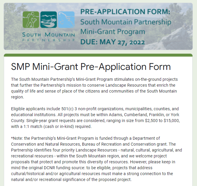 Pre-Application Deadline Approaching for SMP Mini-Grant Funding!